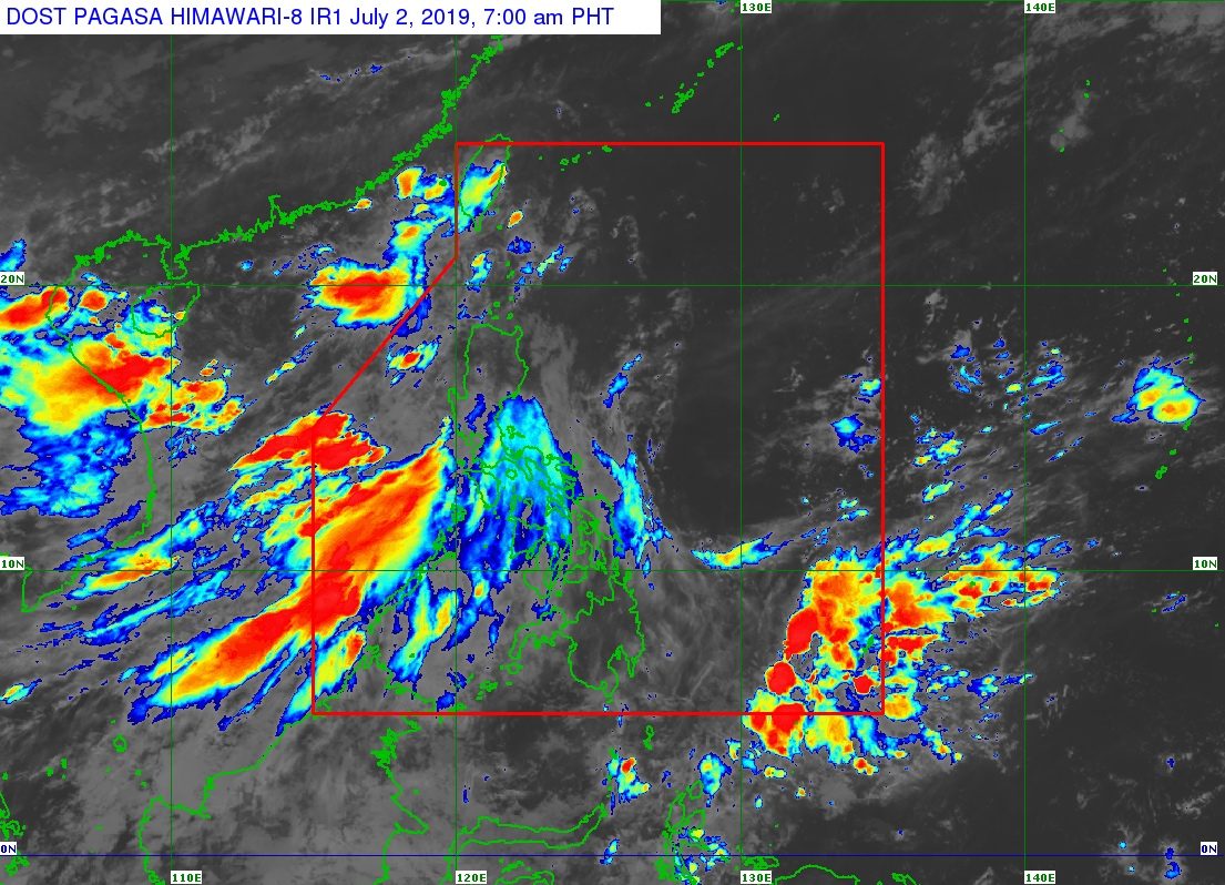 LPA that used to be Egay gone, but monsoon rain persists