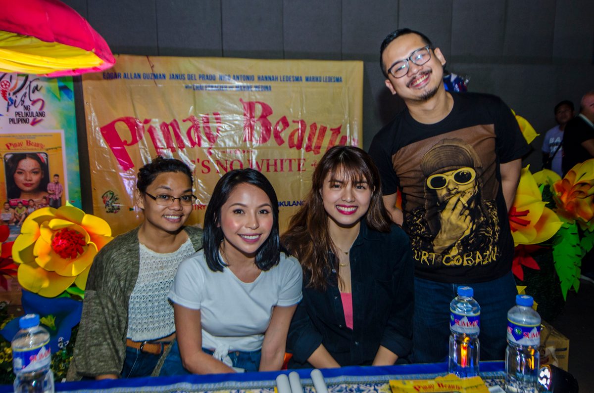 PINAY BEAUTY. The cast of the movie 'Pinay Beauty.'   