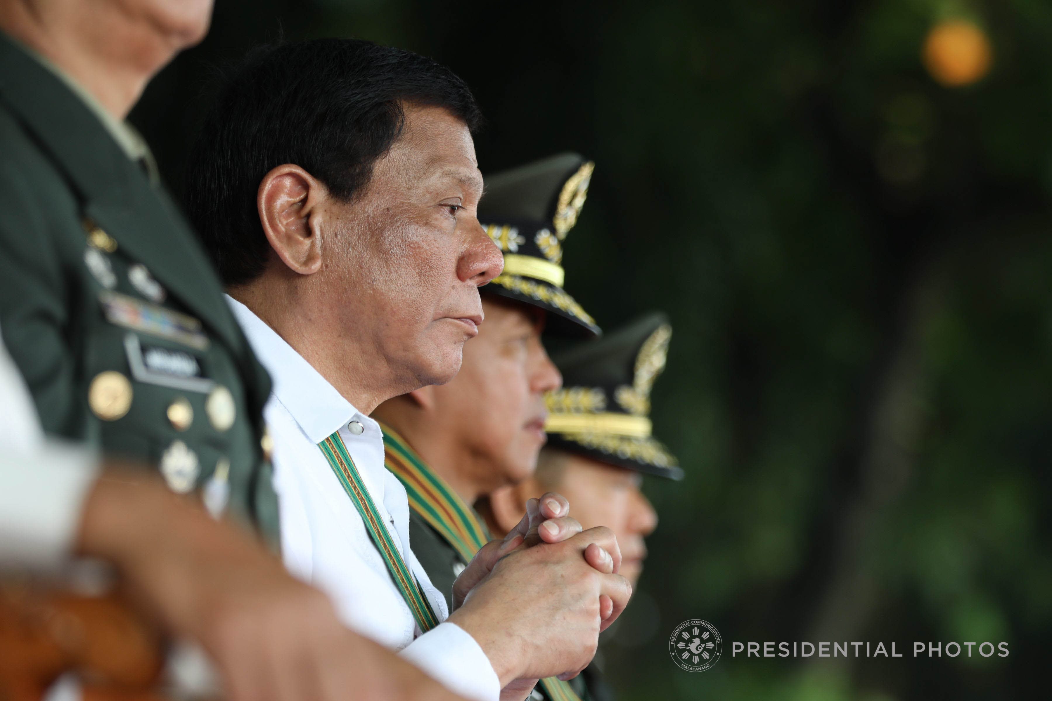 DRUG WAR. President Rodrigo Duterte names PDEA as the 'sole agency' in charge of his bloody war on drugs. Malacañang file photo
 