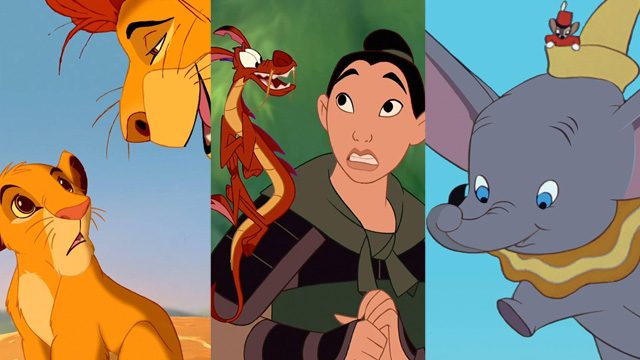 ANIMATED FILMS. Disney's 'The Lion King,' 'Mulan,' and 'Dumbo' are soon to be released as live-action movies. Screengrabs from Facebook/DisneyTheLionKing/WaltDisneyMulan/DisneyDumbo 