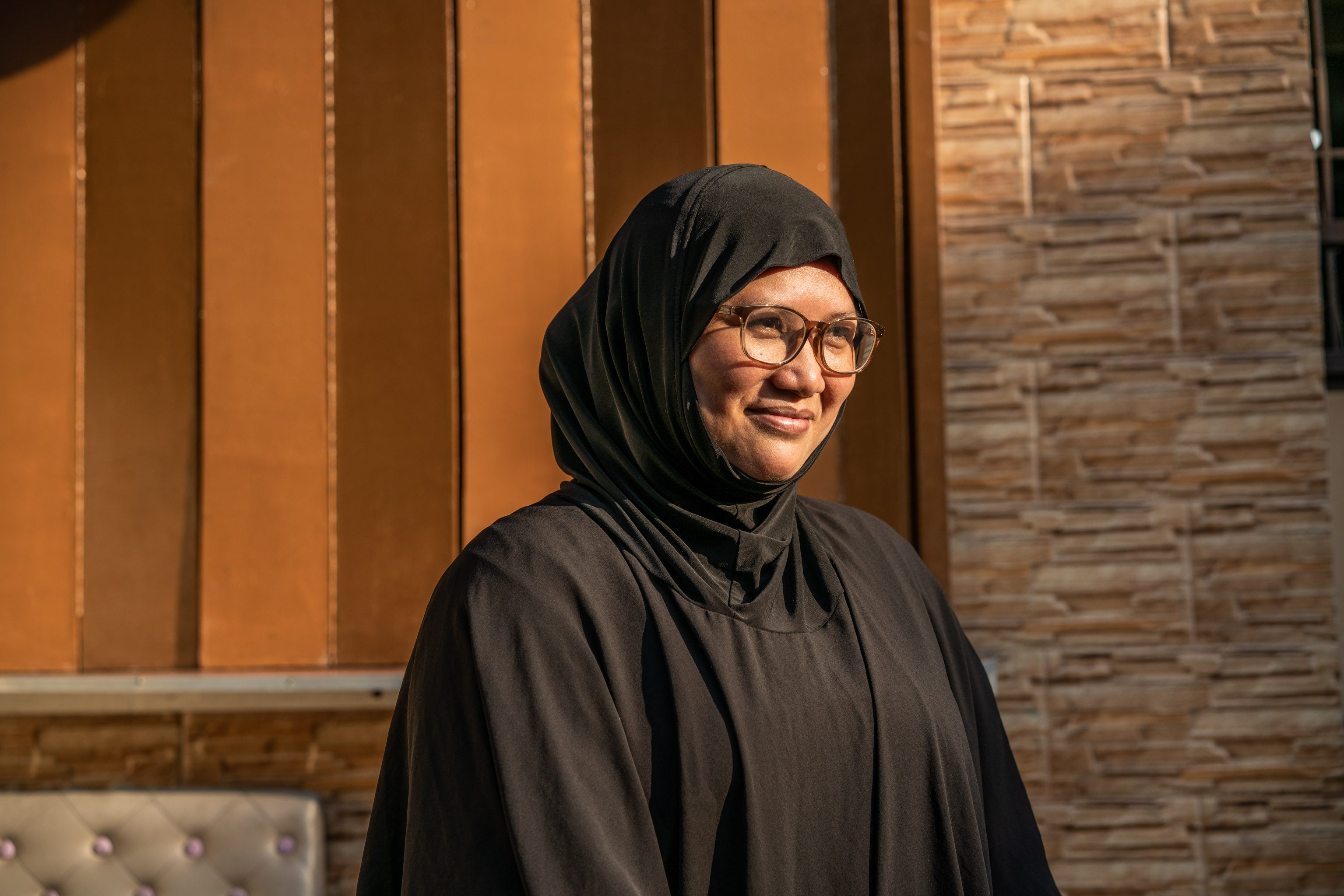 CHARITY WORK. Dr Leelah Lao-Ambor, part-owner of Alzaky, a Halal food business that has been providing meals to Muslim frontliners in Manila and neighboring cities since the lockdown began in March.   
