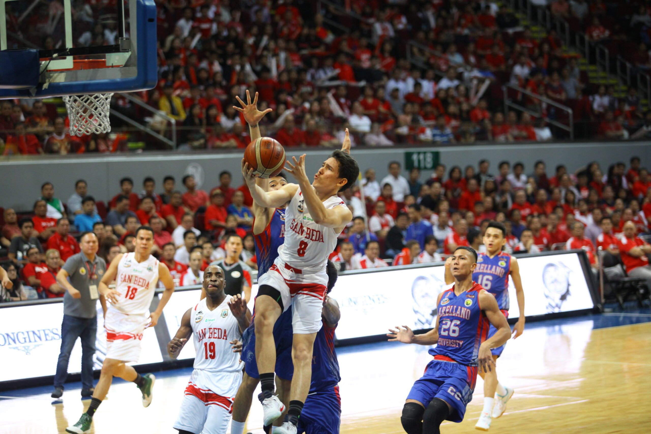 San Beda squeaks by Arellano to take NCAA Finals Game 1