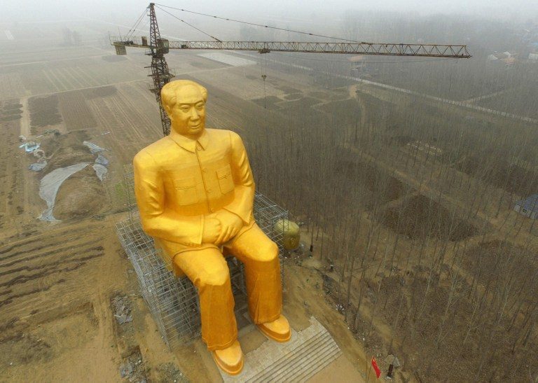 Giant statue for China’s Chairman Mao