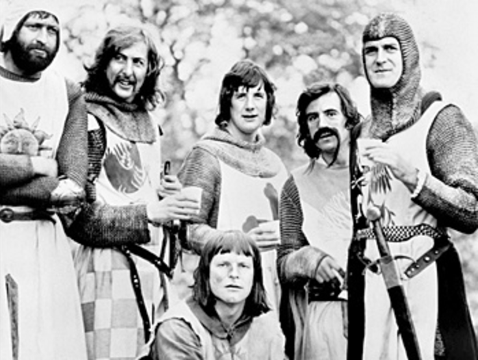 COMEDY KING. Monty Python, once called 'The Beatles of Comedy.'  
