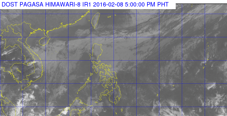 Light to moderate rains in parts of Luzon on Tuesday