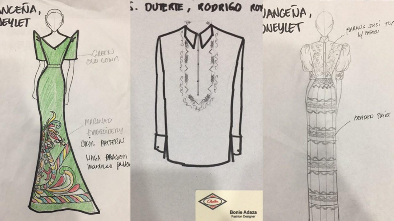 Duterte, Honeylet to ‘recycle’ barong, gown for SONA 2017