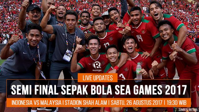 LIVE UPDATES: Pertarungan Indonesia VS Malaysia
