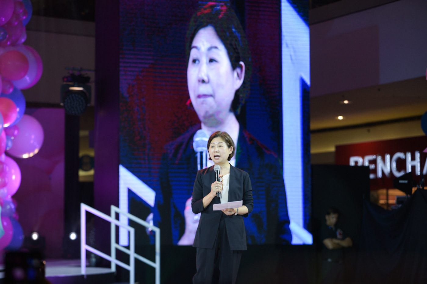 Vice Chair of SM Investments Corporation Teresita Coson shares her father Henry’s
journey in building SM to what it is today. Photo by Alecs Ongcal/Rappler 