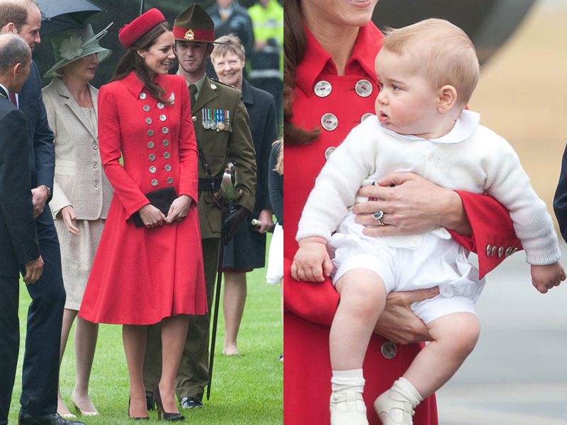 His and hers: Prince George and mom Kate Middleton’s royal tour outfits