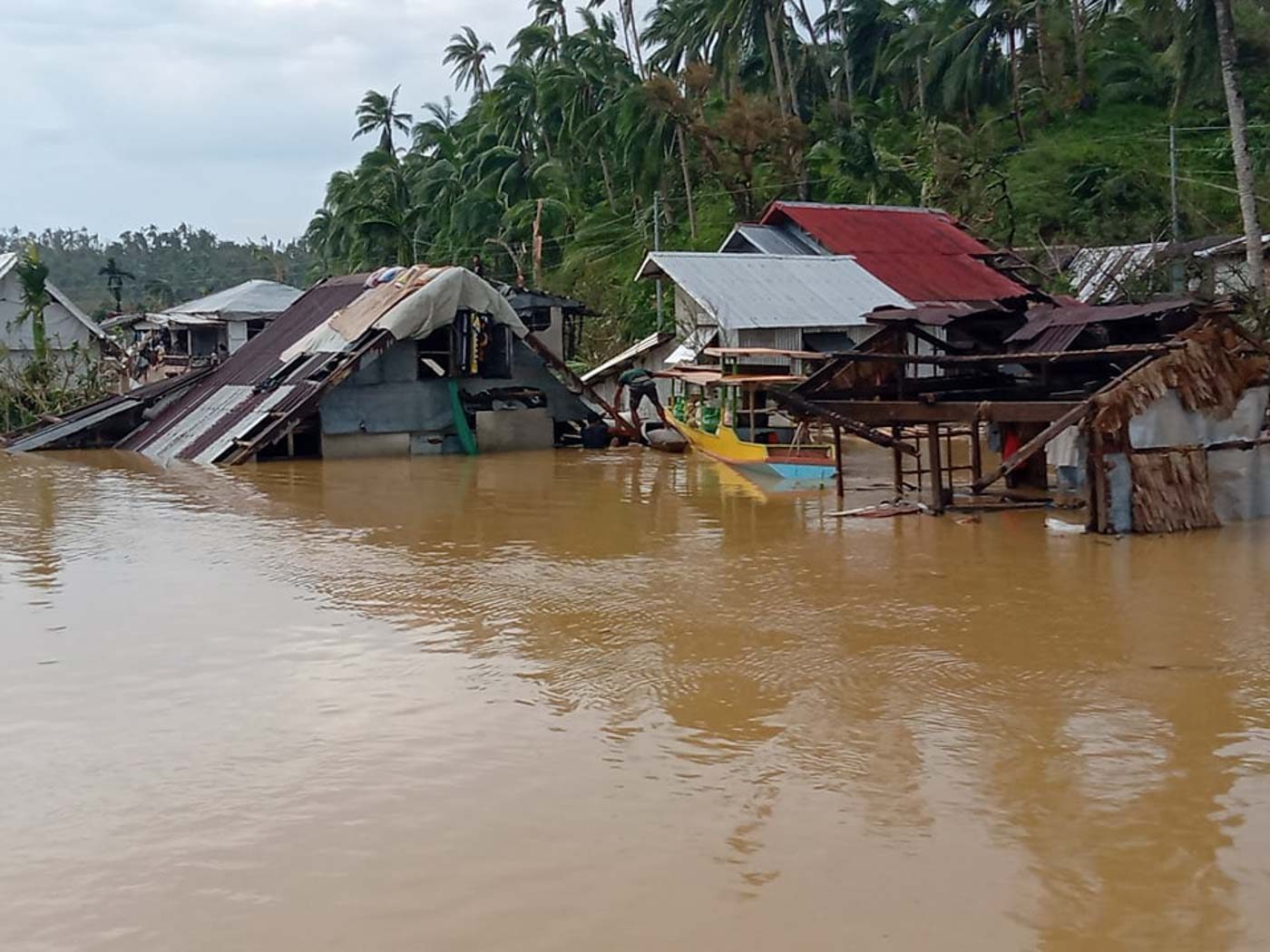 Reeling from Typhoon Ambo, Eastern Samar town appeals for help