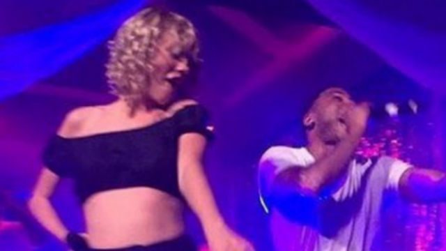 Taylor Swift, Nelly perform at Karlie Kloss’ birthday party