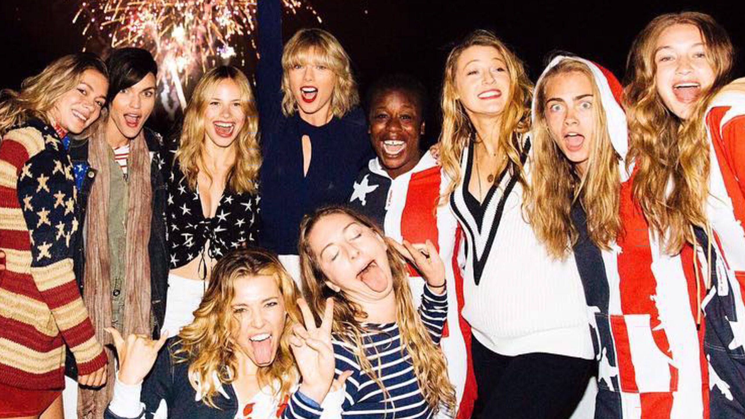 IN PHOTOS: Taylor Swift celebrates 4th of July with Gigi Hadid, Cara Delevingne, more