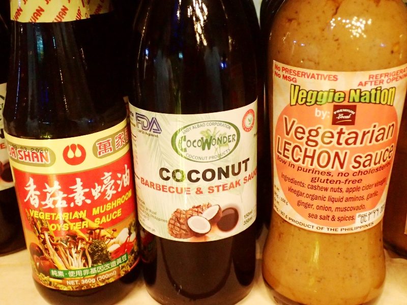SAUCY. Those alternatives include cooking sauces like these. Also from The Vegan Grocer 