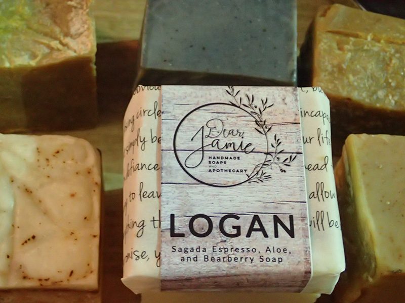 NATURAL SOAPS. There are also handcrafted soaps made from unique ingredients. 