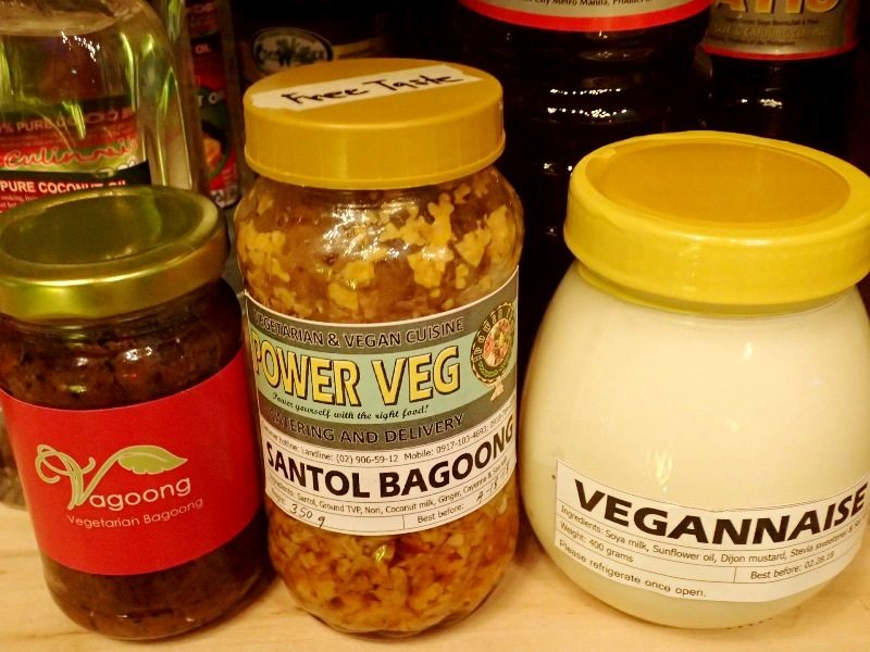 VEGAN FLAVORS. You have vegan alternatives to condiments, too! These are from The Vegan Grocer. 