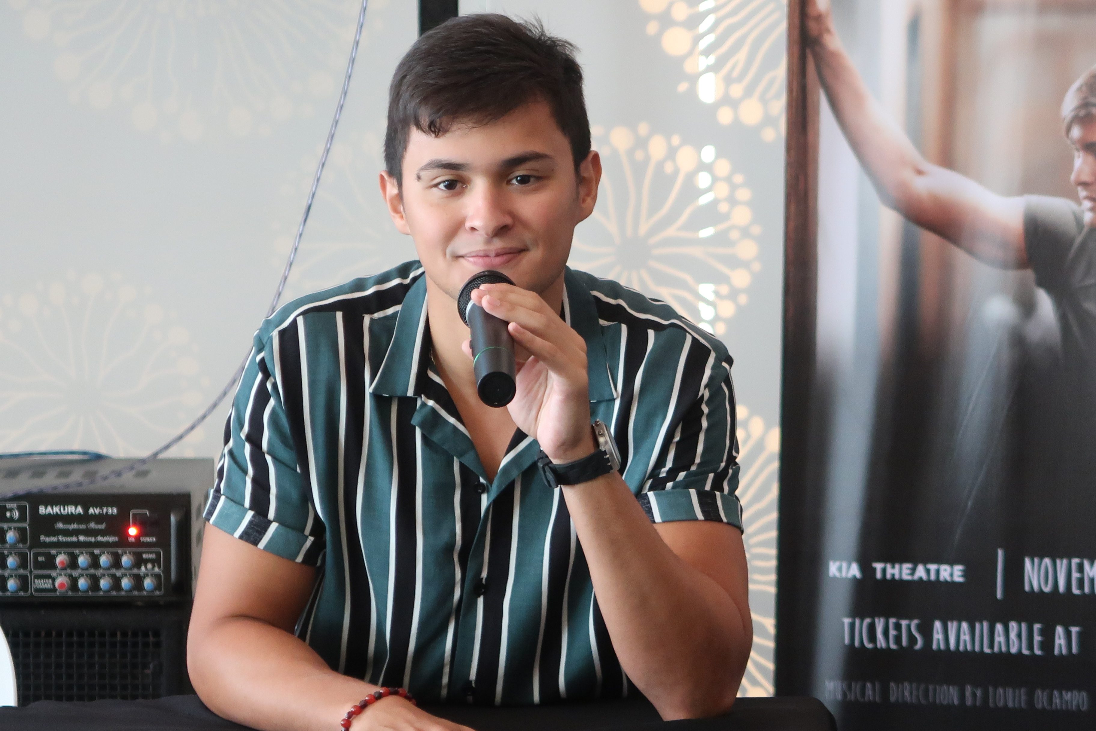 JEALOUSY. Matteo says he does get jealous when Sarah works with other leading men, but knows it's part of their job as entertainers.  