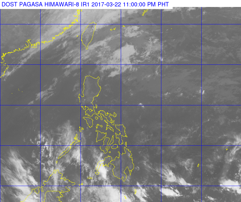 Low pressure area off Luzon dissipates