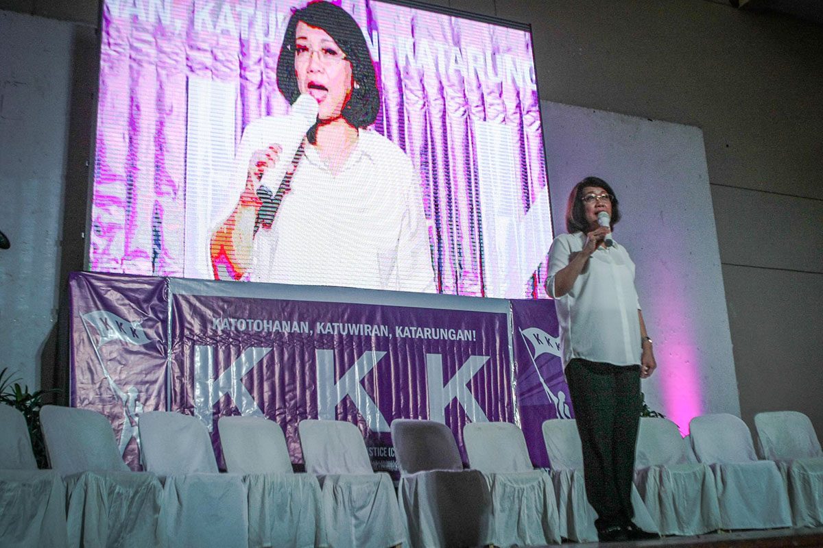 Sereno: I don’t need to be chief justice to fight