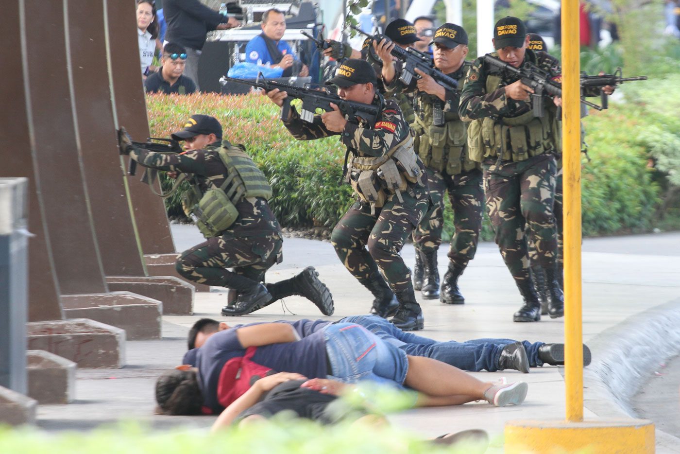 IN PHOTOS: Davao City responds to ‘terror attack’ in pilot drill
