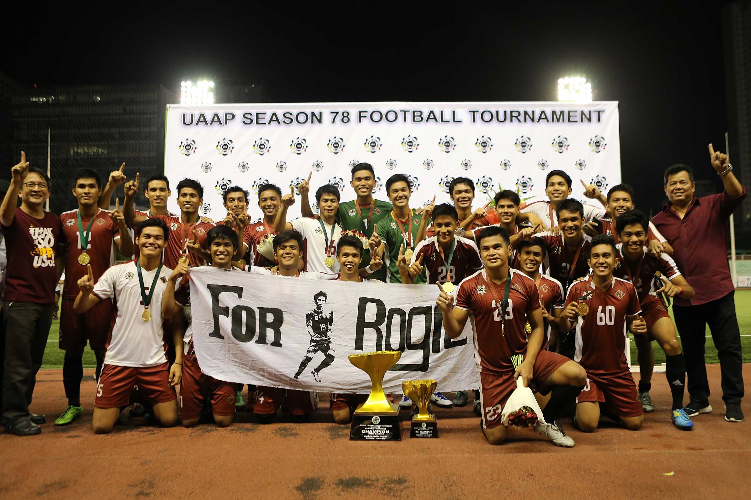 FOR ROGIE. Coach Anto Gonzales had a big day on May 5, winning UAAP titles with the UP men's and women's teams. File photo by Josh Albelda/ Rappler  