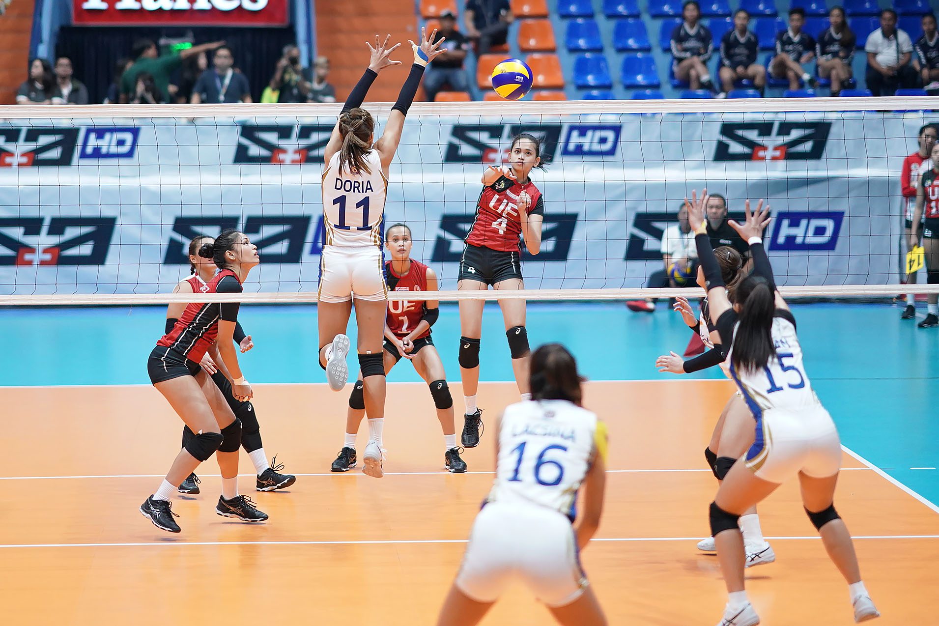 Shorthanded NU routs UE for 1st win