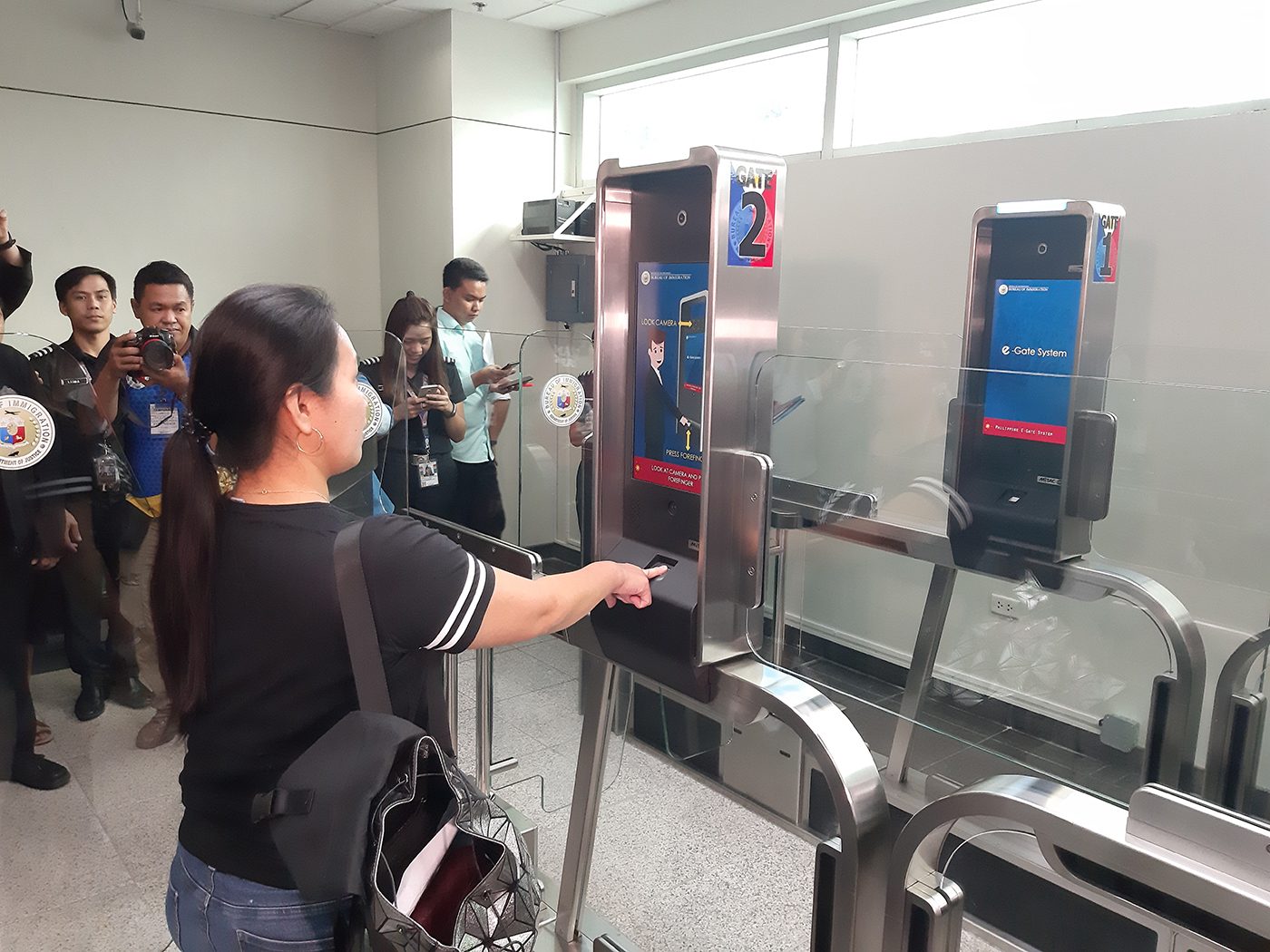 Davao airport goes high-tech with electronic gates