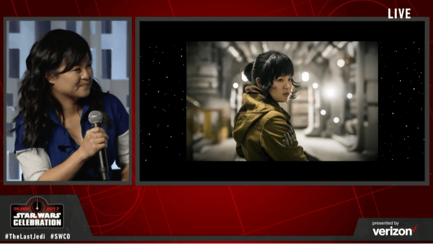 ROSE. Pendatang baru Kelly Marie Tran akan berperan sebagai Rose dalam 'The Last Jedi'. Screenshot dari Youtube/Star Wars 