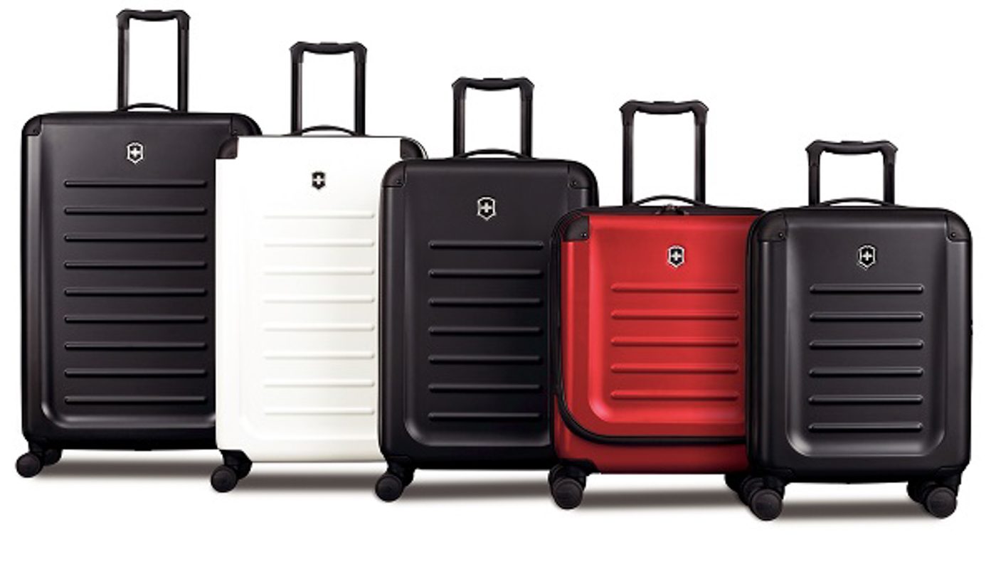 LET'S GET LOST. Suitcases by Victorinox. Photo courtesy of Rustan's 