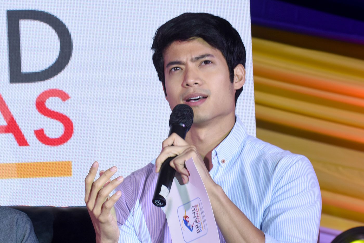 CELEBRITY GUESTS. Jasmine Curtis-Smith and Mikael Daez joined in as co-moderators for the event's last panels. Photo by Angie de Silva/Rappler 