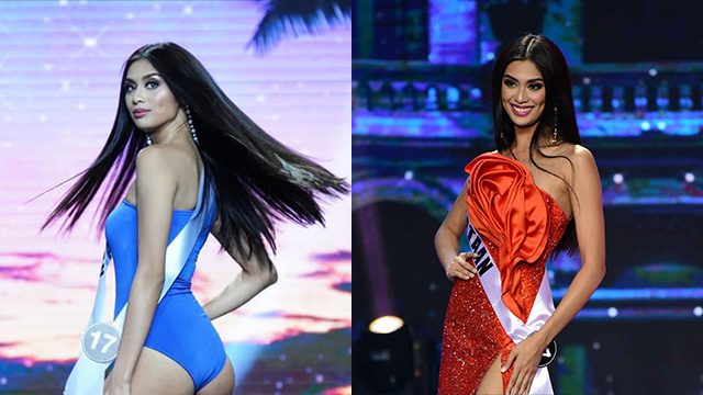 Swimsuit photo by Bb Pilipinas/Evening gown photo by Alecs Ongcal/Rappler 