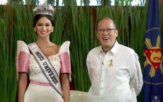 Pia Wurtzbach meets President Aquino for first time since Miss Universe win