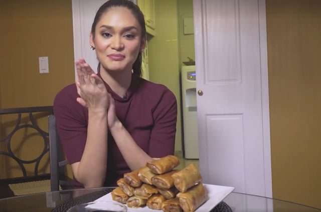 WATCH: Pia Wurtzbach shows how to cook lumpia