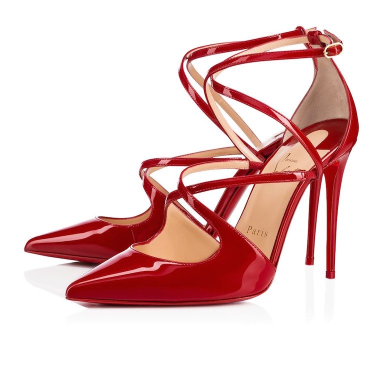 Christian Louboutin patent heels. Photo courtesy of Rustan's 