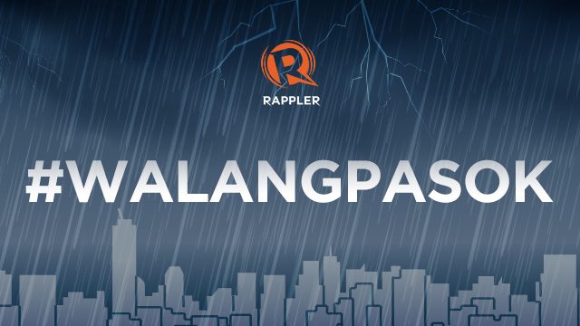 #WalangPasok: Gov’t offices, courts in Metro Manila, Calabarzon, Central Luzon