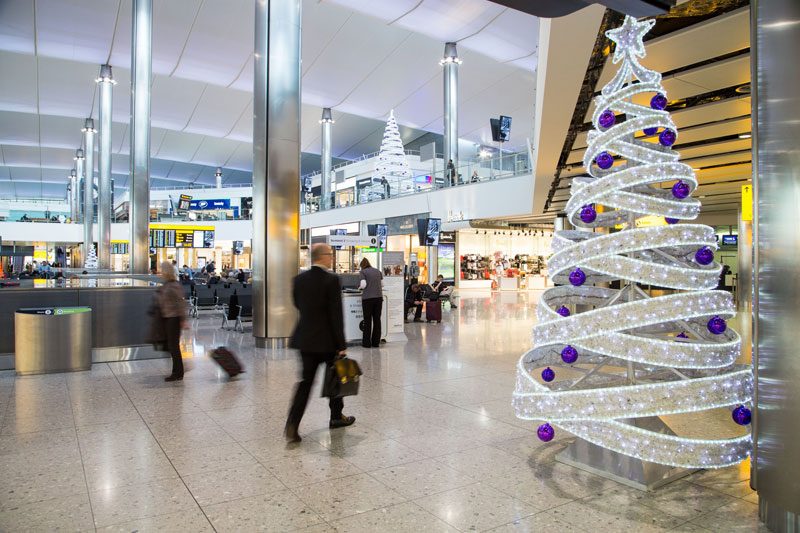 IN PHOTOS: Christmas at 6 airports around the world