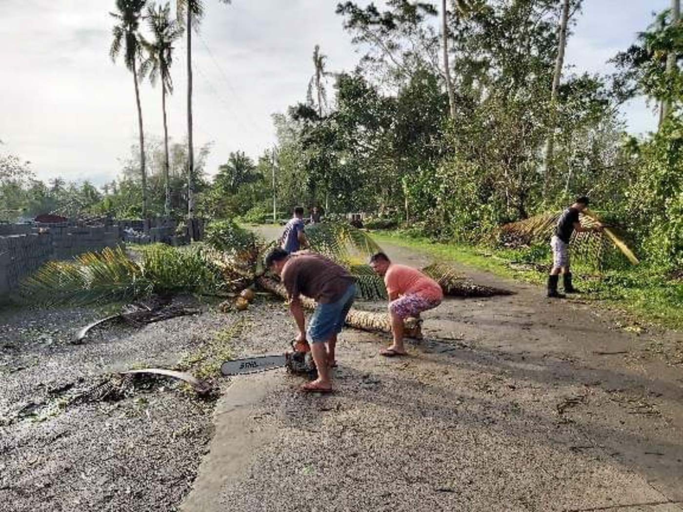 Areas under state of calamity due to Typhoon Ursula
