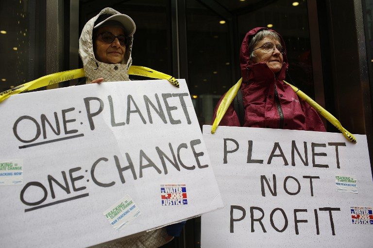 Ribuan orang melakukan unjuk rasa di AS untuk memprotes kebijakan iklim Trump