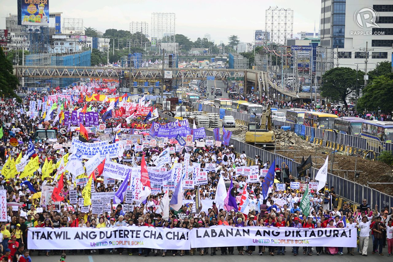 IN PHOTOS: Thousands hold SONA 2018 protests around PH