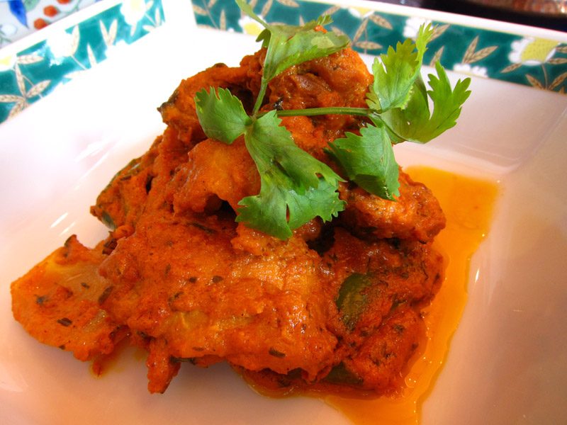 CHICKEN TIKKA. Do you prefer yours eaten with bread or rice?