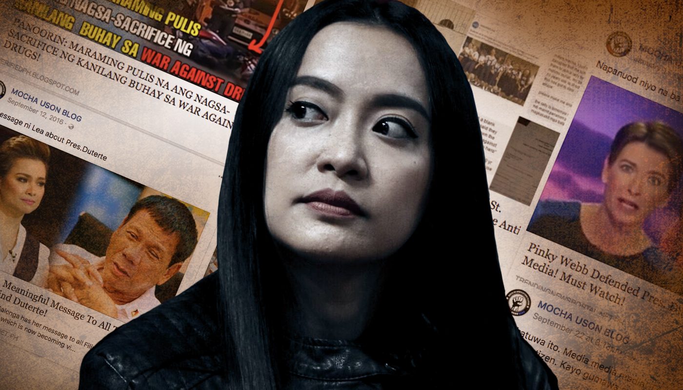 MOCHA'S PLATFORM. Facebook is the platform of choice of blogger turned government official Mocha Uson. Photo by Rappler 