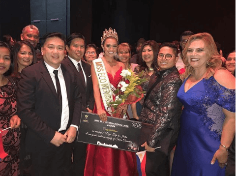 Cynthia Thomalla wins Miss Eco International 2018