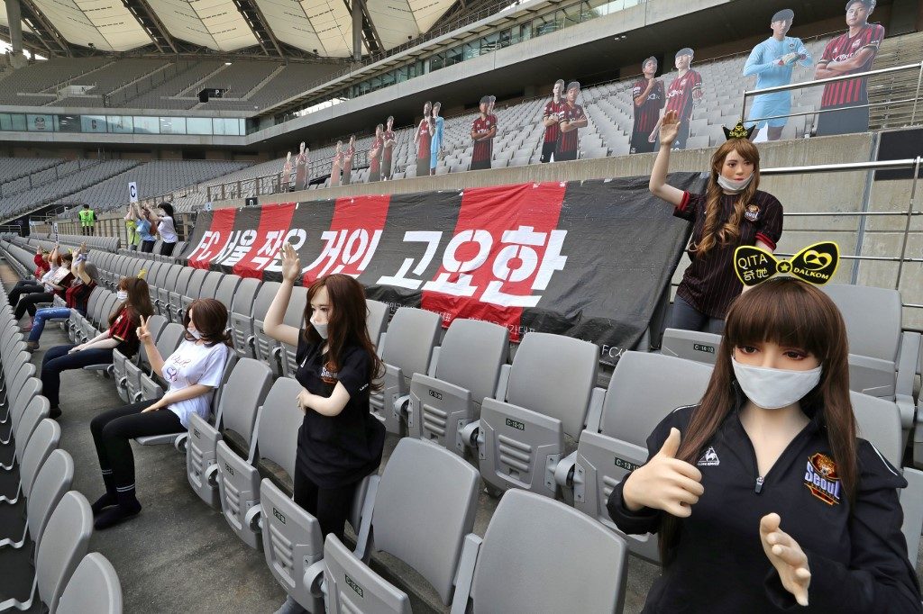 Korean football club hit with record fine over sex dolls in stands