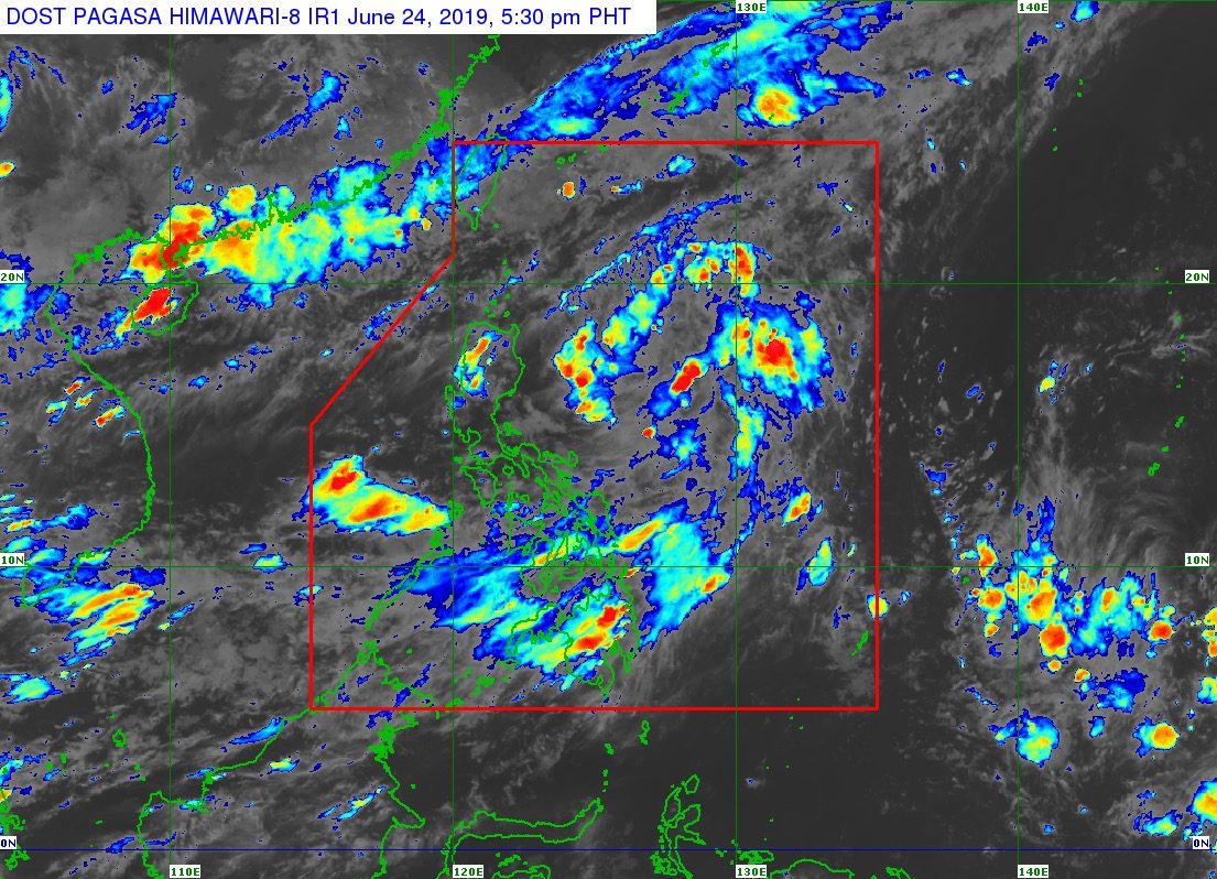 Southwest monsoon to affect parts of PH on June 25