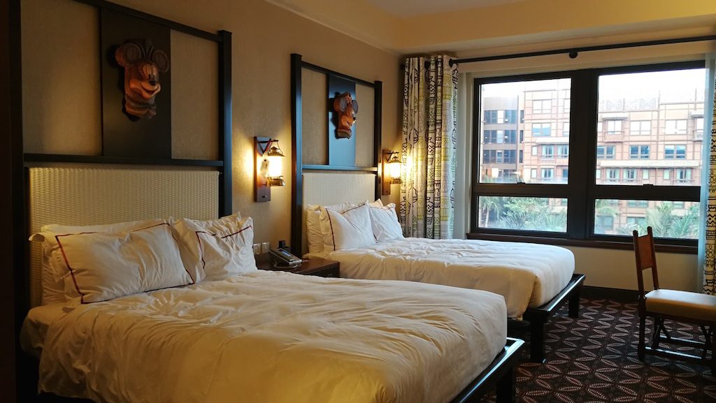 SPACIOUS AND CALMING. Each room comes with 2 queen-size beds. 