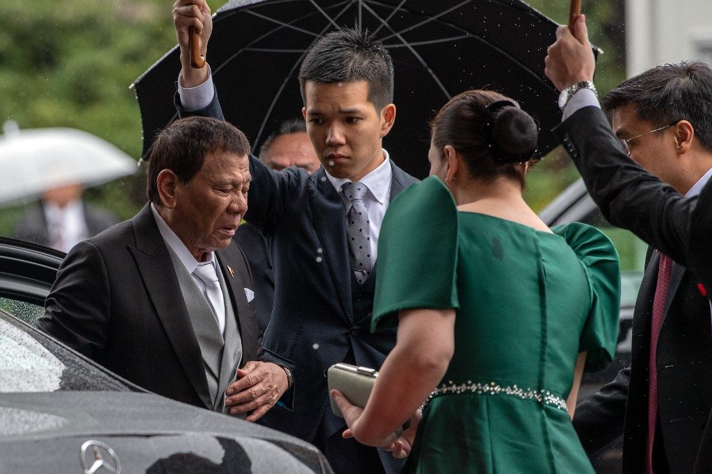 ‘Unbearable’ back pain forces Duterte to cut  short Japan trip