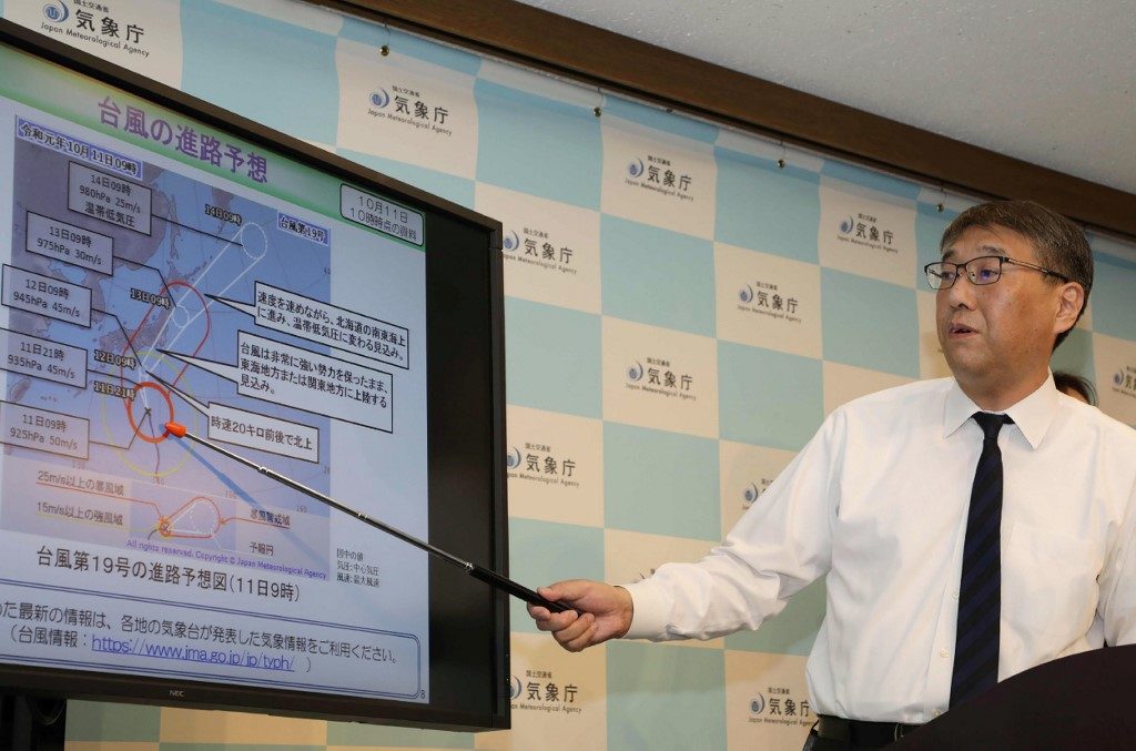Japan braces for powerful Typhoon Hagibis