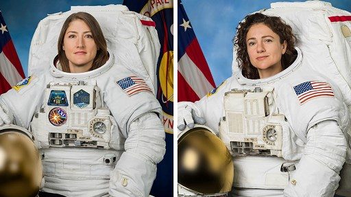 U.S. makes history with first all-female spacewalk
