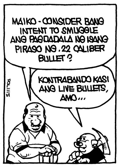 #PugadBaboy: Retail bullet “smugglers” punchline 3