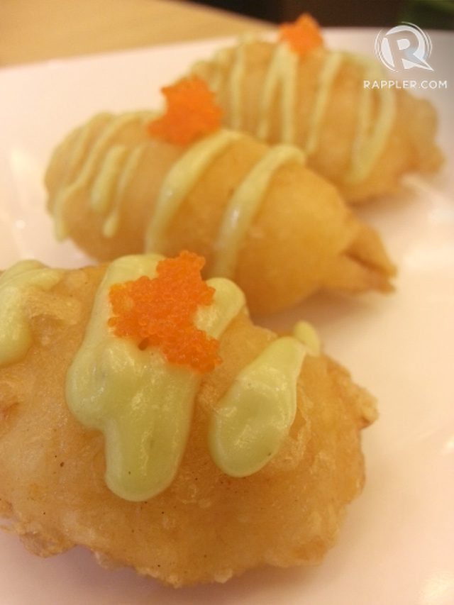 FRIED. This is nice, but not the highlight of the menu. Photo by Rappler