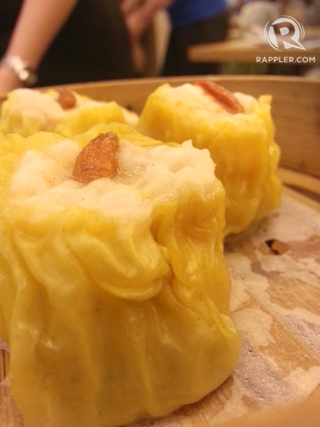 CLASSIC. This is the pork dumpling with shrimp, known to many as siomai. Photo by Rappler